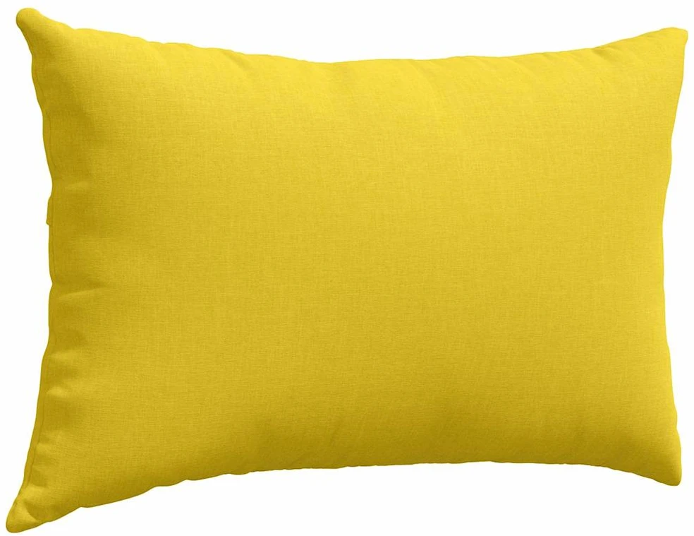 Sofa Pagalvės 2 vnt. audinys Šviesi geltona 60 x 40 cm