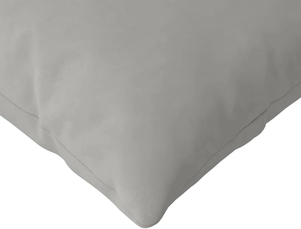 Sofa Pagalvės 2 vnt. audinys Šviesiai pilka 120 x 40 cm