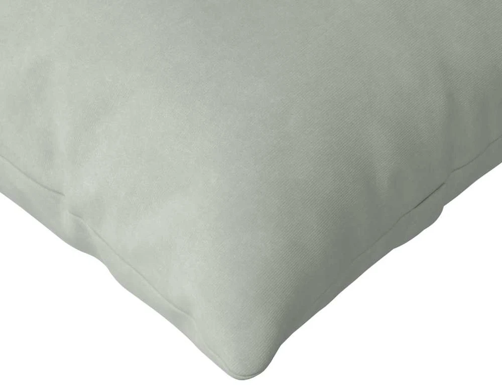 Sofa Pagalvės 2 pcs Šviesiai pilka 120 x 40 cm