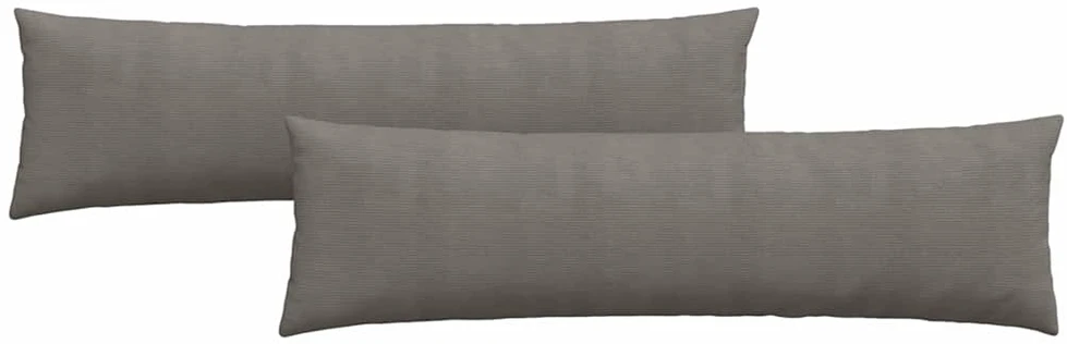 Sofa Pagalvės 2 pcs Šviesiai pilka 145 x 40 cm