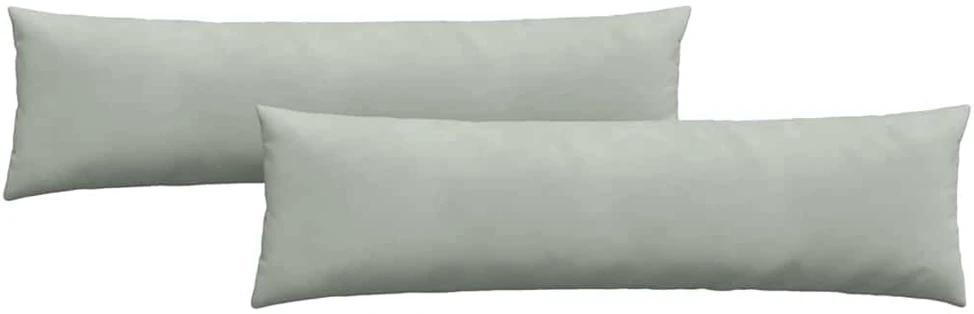Sofa Pagalvės 2 pcs Šviesiai pilka 145 x 40 cm