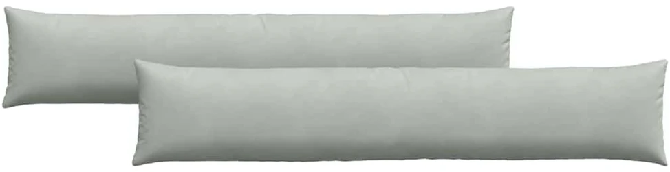 Sofa Pagalvės 2 pcs Šviesiai pilka 200 x 40 cm
