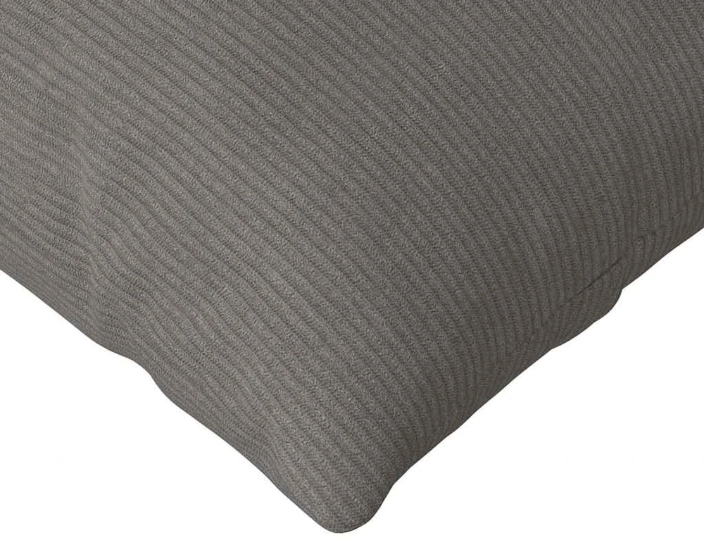 Sofa Pagalvės 2 pcs Šviesiai pilka 200 x 40 cm