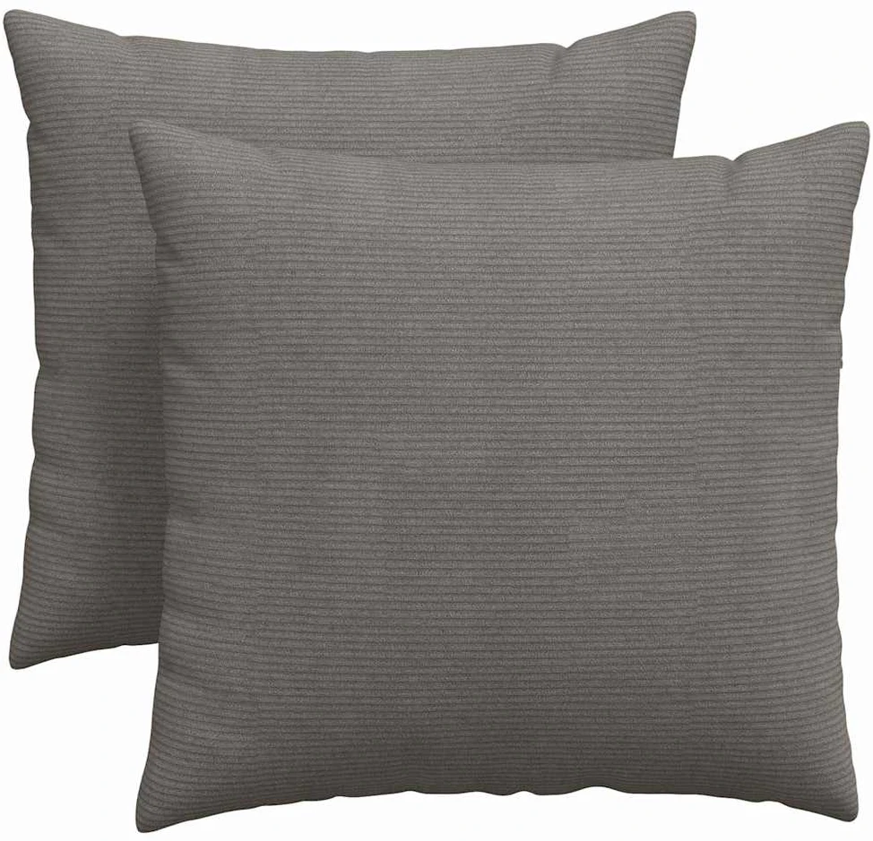 Sofa Pagalvės 2 pcs Šviesiai pilka 45 x 45 cm