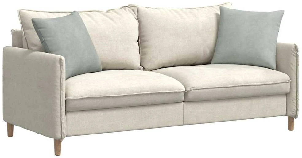 Sofa Pagalvės 2 pcs Šviesiai pilka 45 x 45 cm