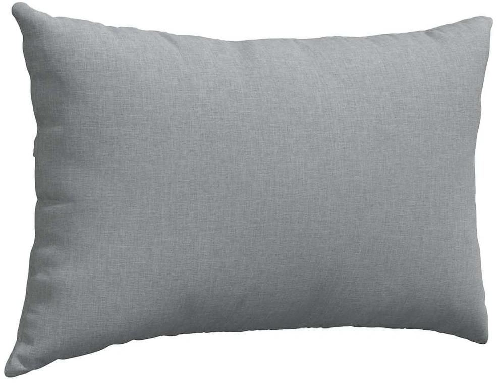 Sofa Pagalvės 2 vnt. audinys Šviesiai pilka 60 x 40 cm