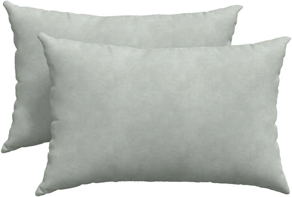 Sofa Pagalvės 2 pcs Šviesiai pilka 60 x 40 cm