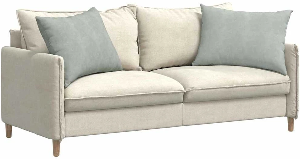 Sofa Pagalvės 2 pcs Šviesiai pilka 70 x 50 cm