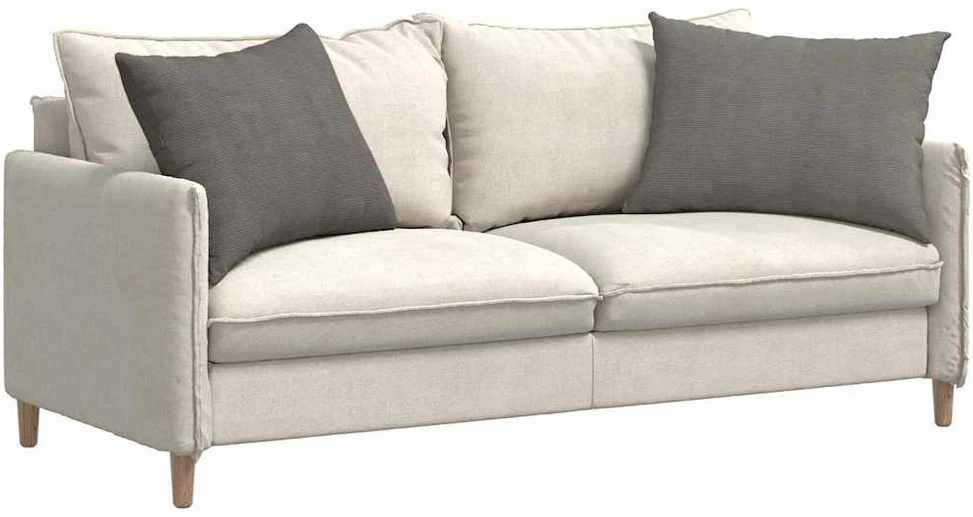 Sofa Pagalvės 2 pcs Šviesiai pilka 70 x 50 cm