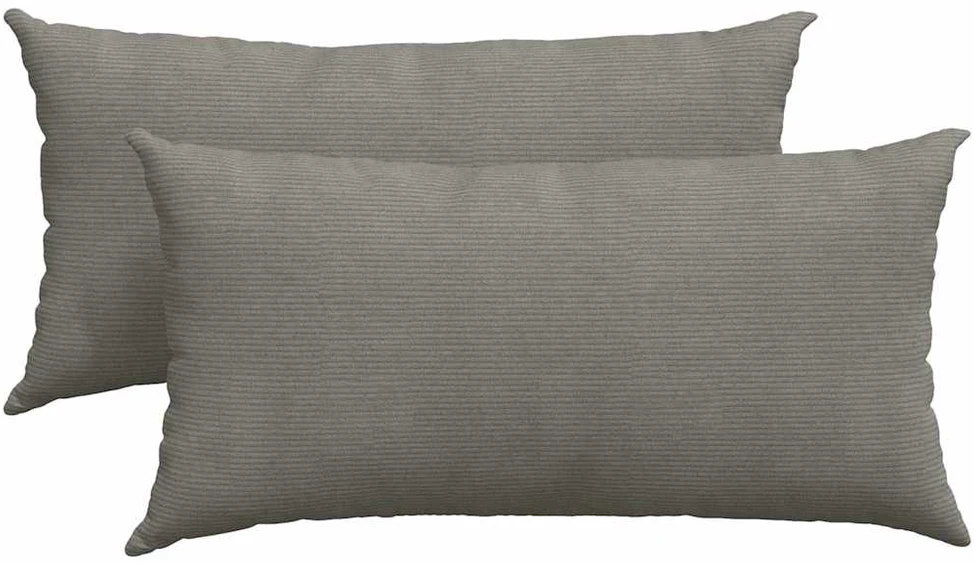 Sofa Pagalvės 2 pcs Šviesiai pilka 80 x 40 cm