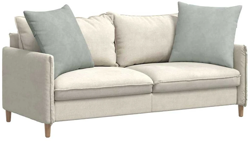 Sofa Pagalvės 2 pcs Šviesiai pilka 80 x 80 cm