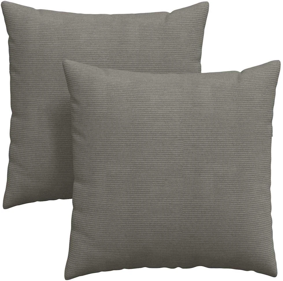 Sofa Pagalvės 2 pcs Šviesiai pilka 80 x 80 cm