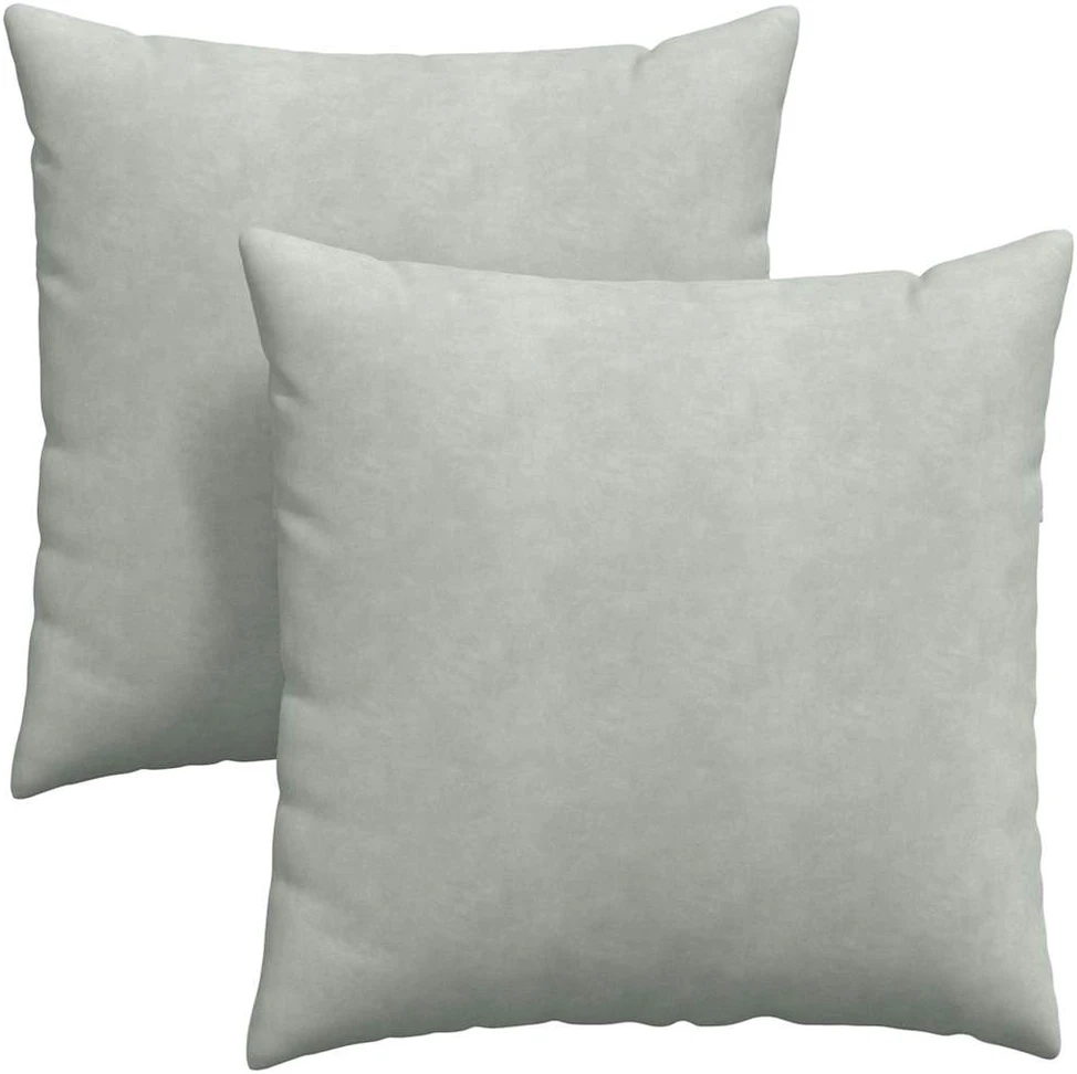Sofa Pagalvės 2 pcs Šviesiai pilka 80 x 80 cm