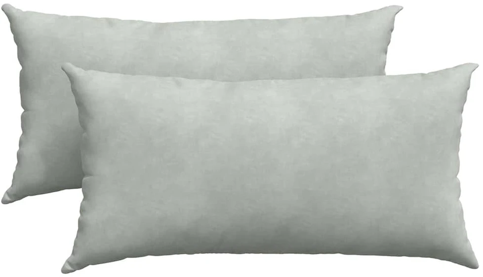 Sofa Pagalvės 2 pcs Šviesiai pilka 80 x 40 cm