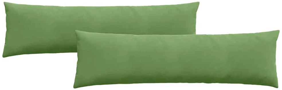 Sofa Pagalvės 2 pcs Šviesiai žalia 145 x 40 cm