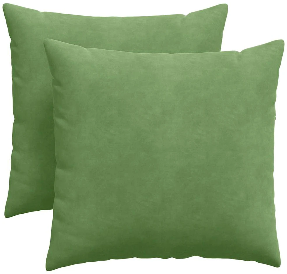 Sofa Pagalvės 2 pcs Šviesiai žalia 45 x 45 cm
