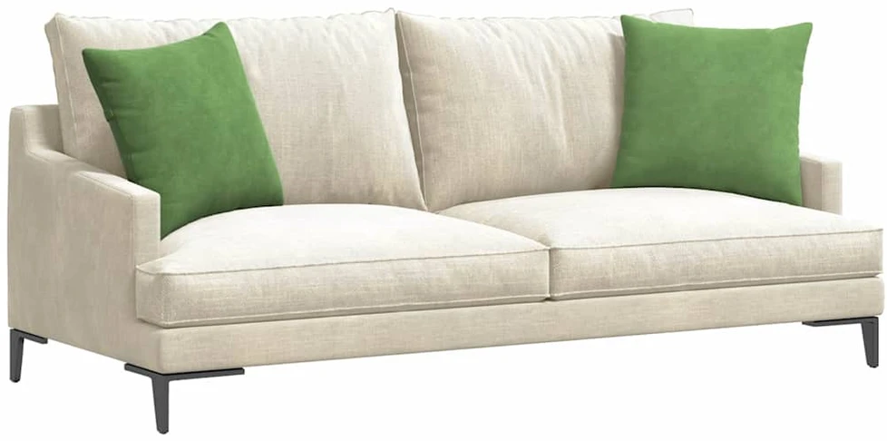 Sofa Pagalvės 2 pcs Šviesiai žalia 45 x 45 cm