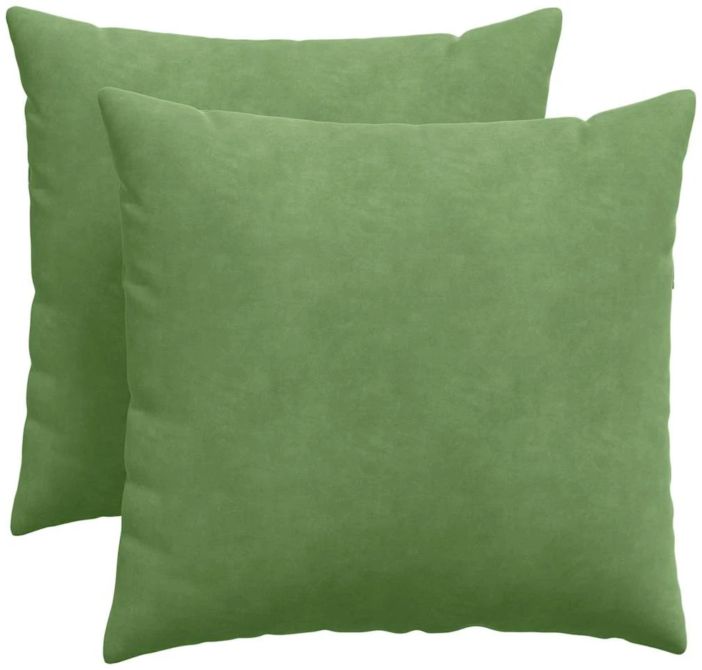 Sofa Pagalvės 2 pcs Šviesiai žalia 50 x 50 cm