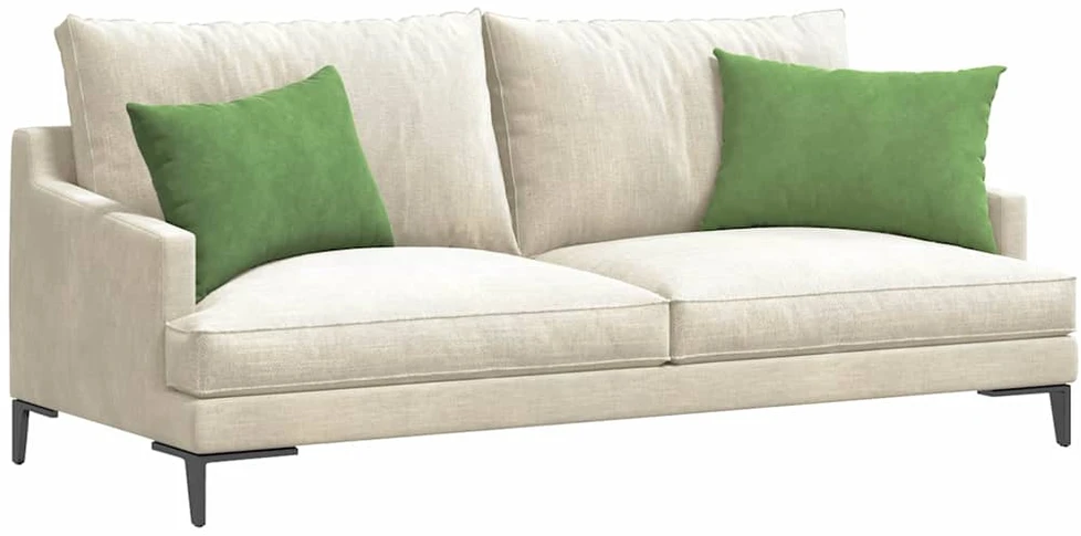 Sofa Pagalvės 2 pcs Šviesiai žalia 60 x 40 cm
