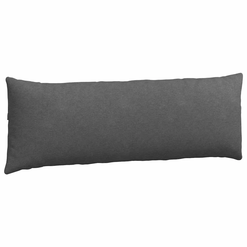 Sofa Pagalvės 2 pcs Tamsiai pilka 120 x 40 cm