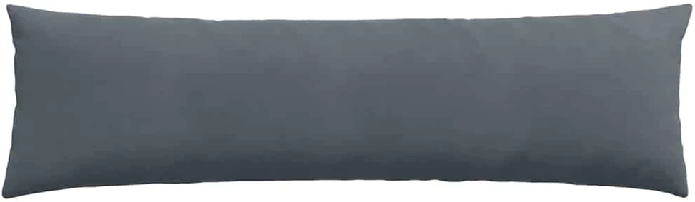 Sofa Pagalvės 2 pcs Tamsiai pilka 145 x 40 cm