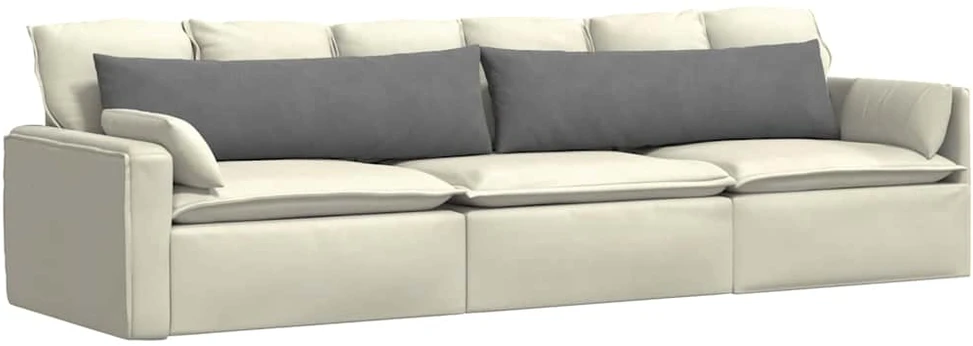 Sofa Pagalvės 2 vnt. audinys Tamsiai pilka 145 x 40 cm