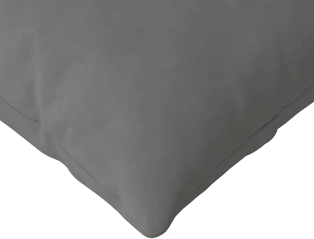 Sofa Pagalvės 2 vnt. audinys Tamsiai pilka 145 x 40 cm
