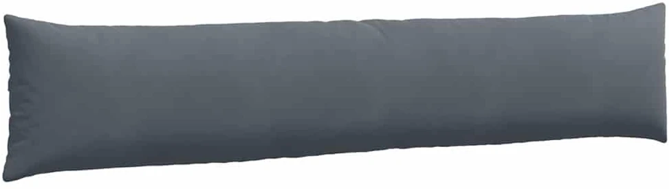 Sofa Pagalvės 2 pcs Tamsiai pilka 200 x 40 cm
