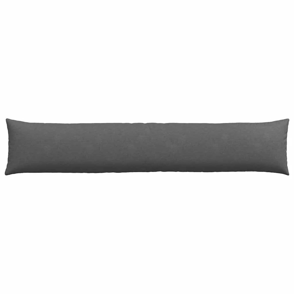 Sofa Pagalvės 2 pcs Tamsiai pilka 200 x 40 cm