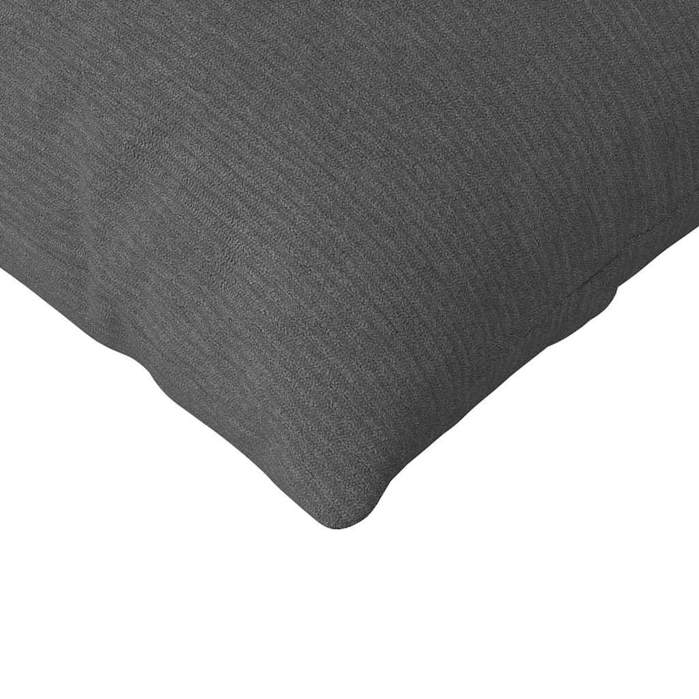 Sofa Pagalvės 2 pcs Tamsiai pilka 200 x 40 cm