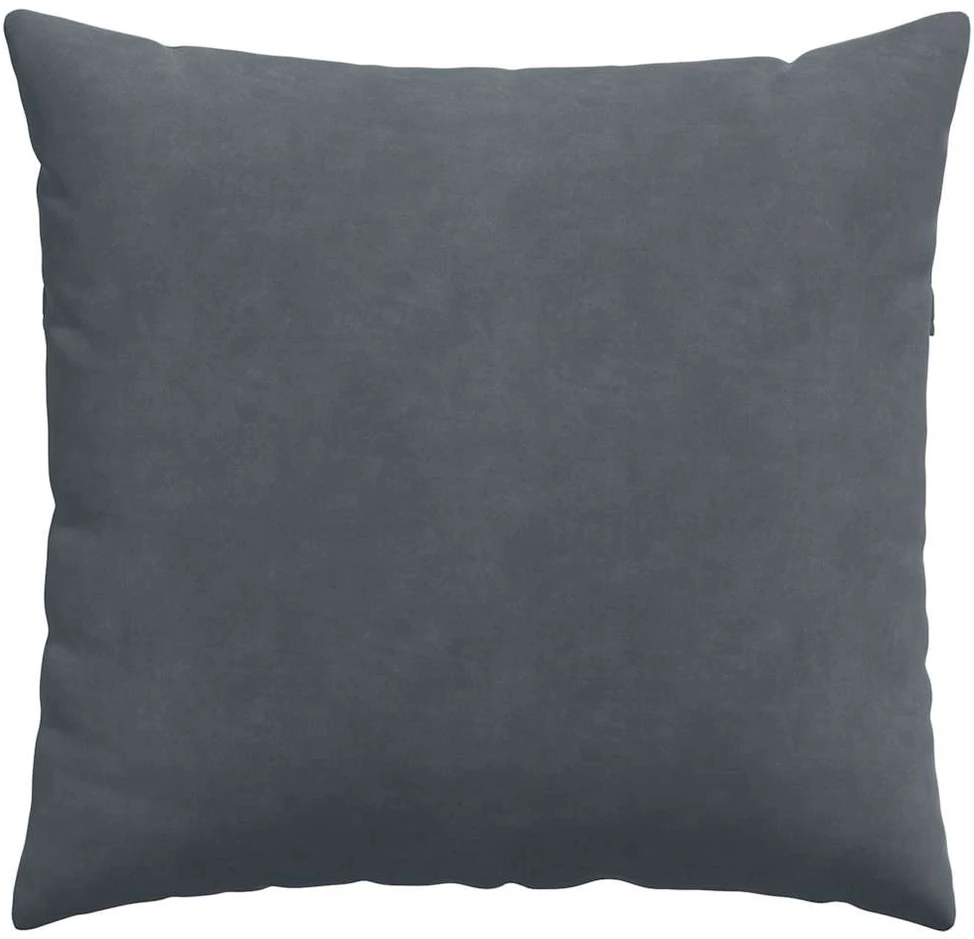 Sofa Pagalvės 2 pcs Tamsiai pilka 45 x 45 cm Kordūrinis audinys