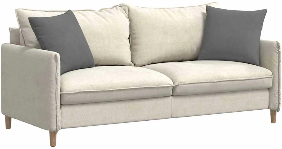 Sofa Pagalvės 2 vnt. audinys Tamsiai pilka 45 x 45 cm