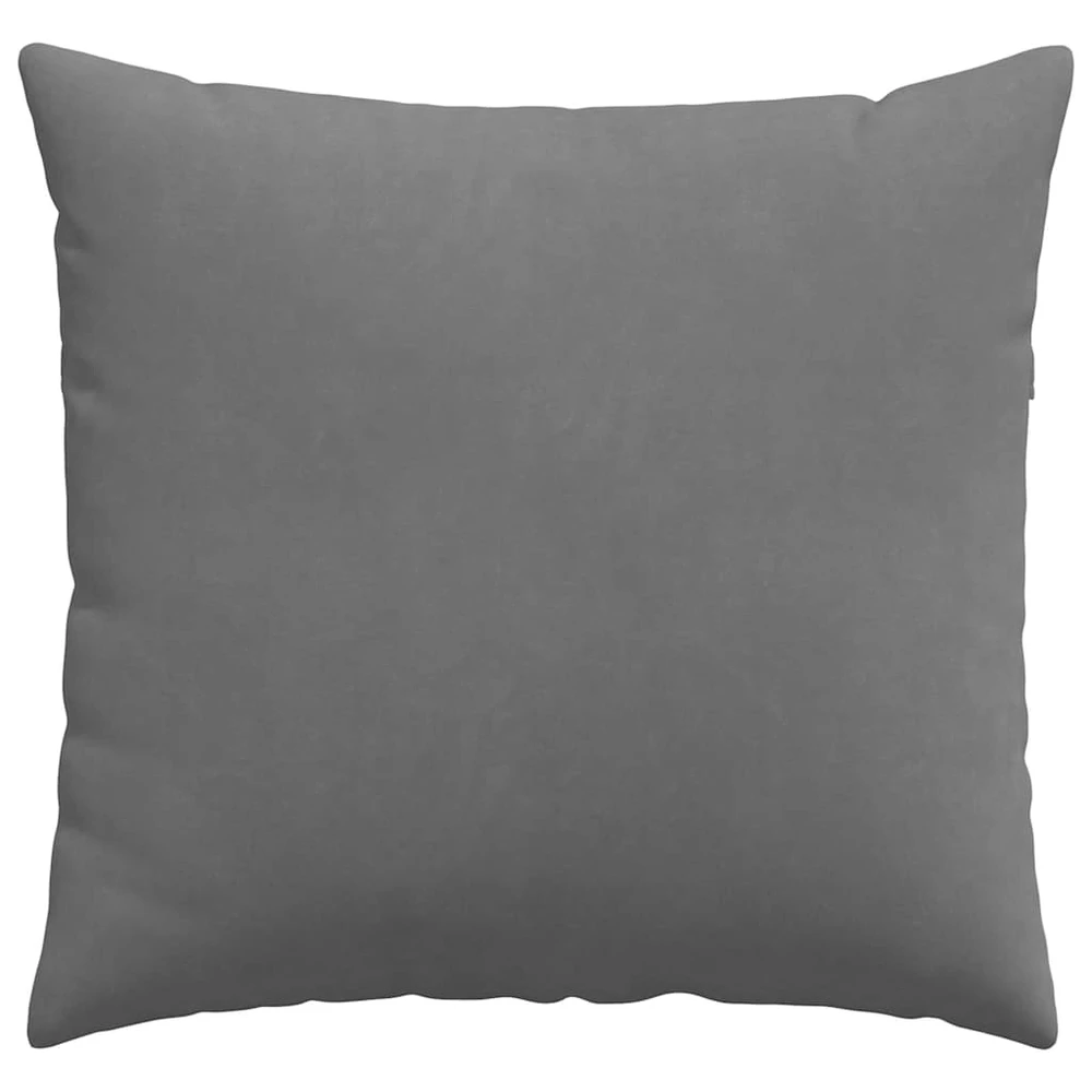 Sofa Pagalvės 2 vnt. audinys Tamsiai pilka 45 x 45 cm