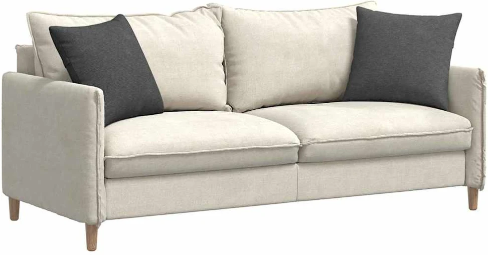 Sofa Pagalvės 2 pcs Tamsiai pilka 45 x 45 cm Kordūrinis audinys
