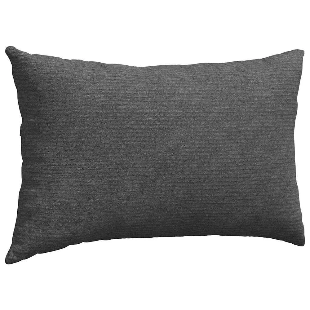 Sofa Pagalvės 2 pcs Tamsiai pilka 50 x 30 cm Kordūrinis audinys