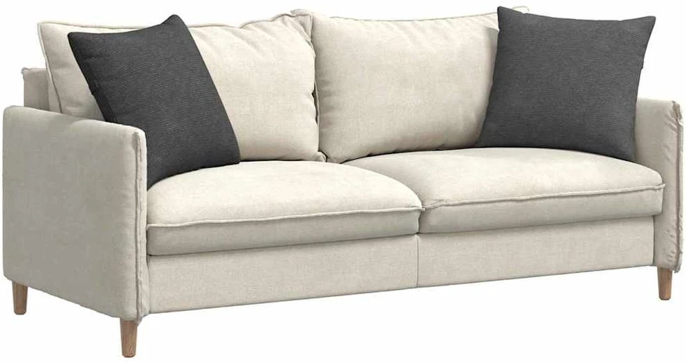 Sofa Pagalvės 2 pcs Tamsiai pilka 50 x 50 cm Kordūrinis audinys