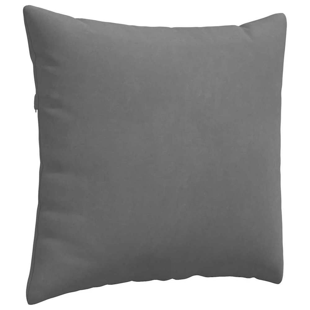 Sofa Pagalvės 2 vnt. audinys Tamsiai pilka 50 x 50 cm