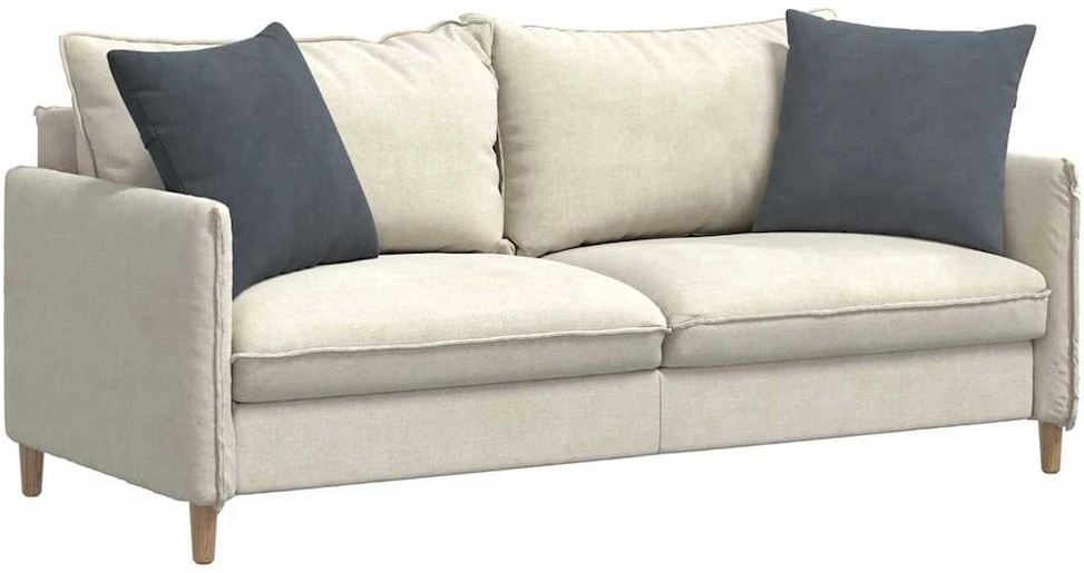 Sofa Pagalvės 2 pcs Tamsiai pilka 50 x 50 cm Kordūrinis audinys