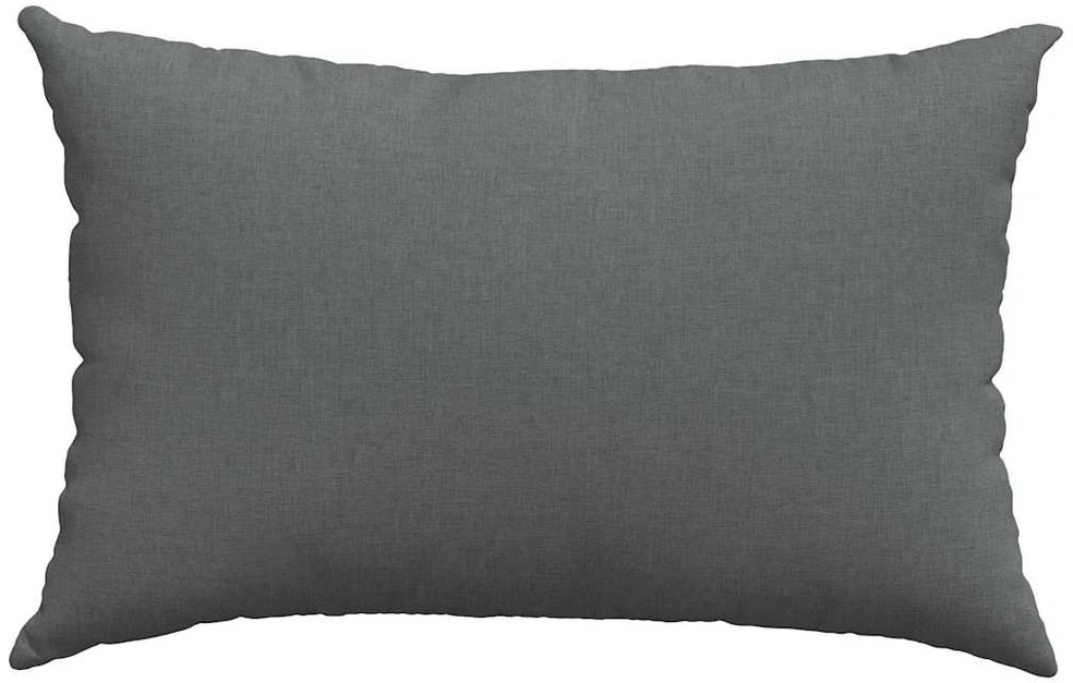 Sofa Pagalvės 2 vnt. audinys Tamsiai pilka 60 x 40 cm