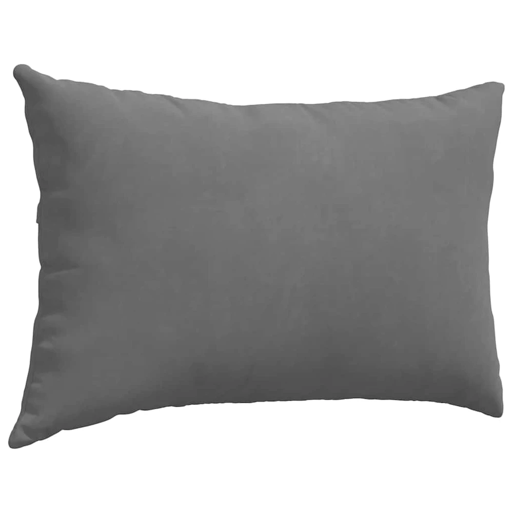 Sofa Pagalvės 2 vnt. audinys Tamsiai pilka 60 x 40 cm