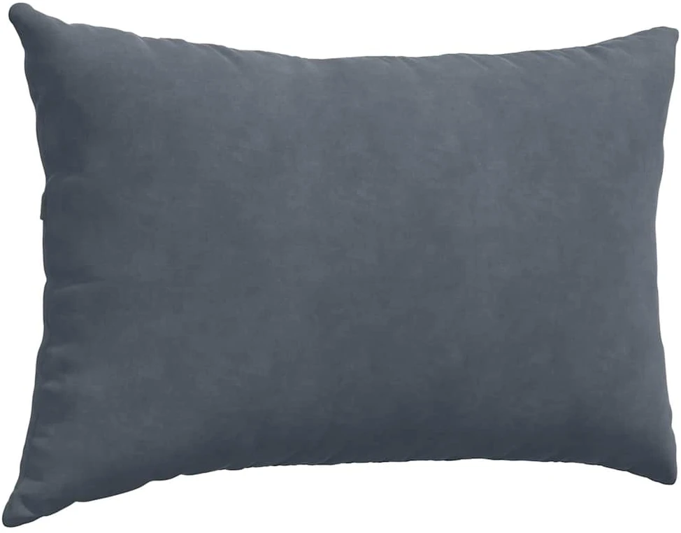 Sofa Pagalvės 2 pcs Tamsiai pilka 60 x 40 cm Kordūrinis audinys