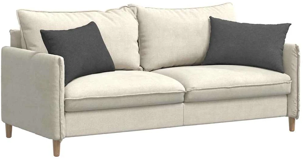 Sofa Pagalvės 2 pcs Tamsiai pilka 60 x 40 cm Kordūrinis audinys