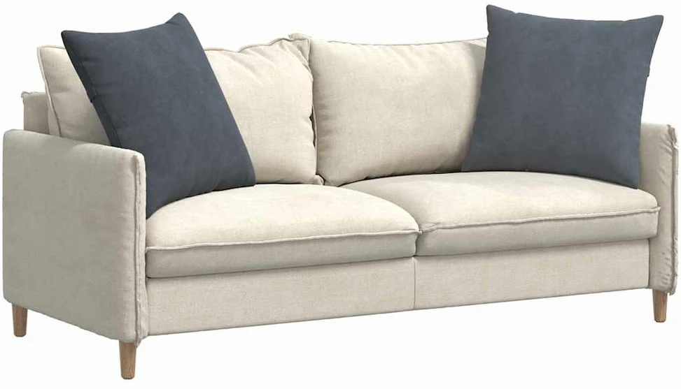 Sofa Pagalvės 2 vnt. Tamsiai pilka 60 x 60 cm Kordūrinis audinys
