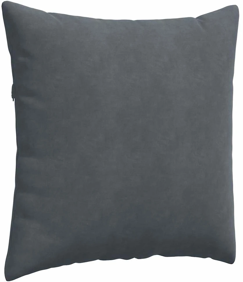 Sofa Pagalvės 2 pcs Tamsiai pilka 60 x 60 cm Kordūrinis audinys