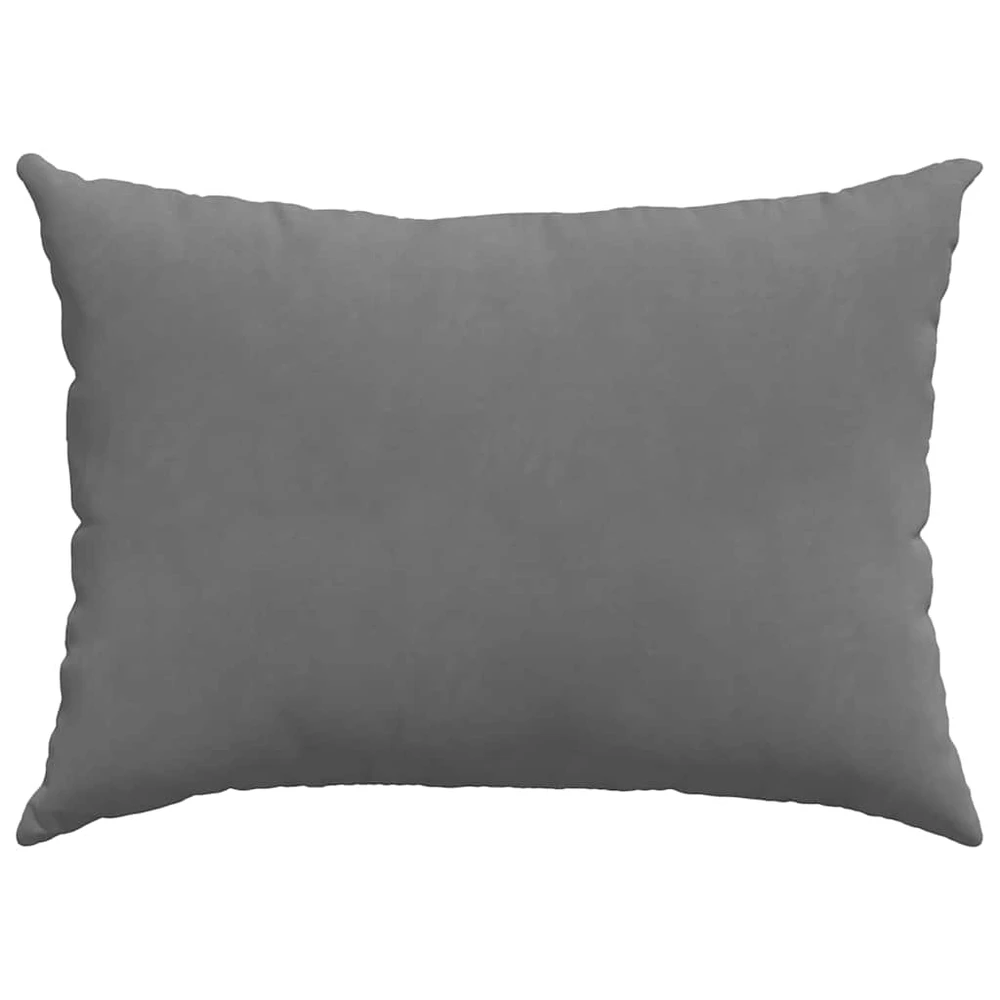 Sofa Pagalvės 2 vnt. audinys Tamsiai pilka 70 x 50 cm
