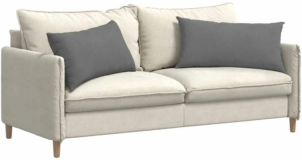 Sofa Pagalvės 2 vnt. audinys Tamsiai pilka 80 x 40 cm