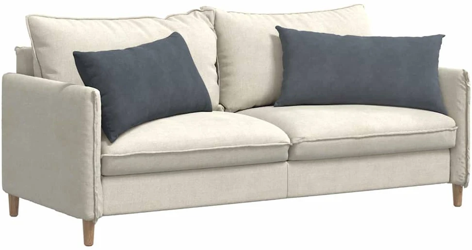 Sofa Pagalvės 2 pcs Tamsiai pilka 80 x 40 cm Kordūrinis audinys