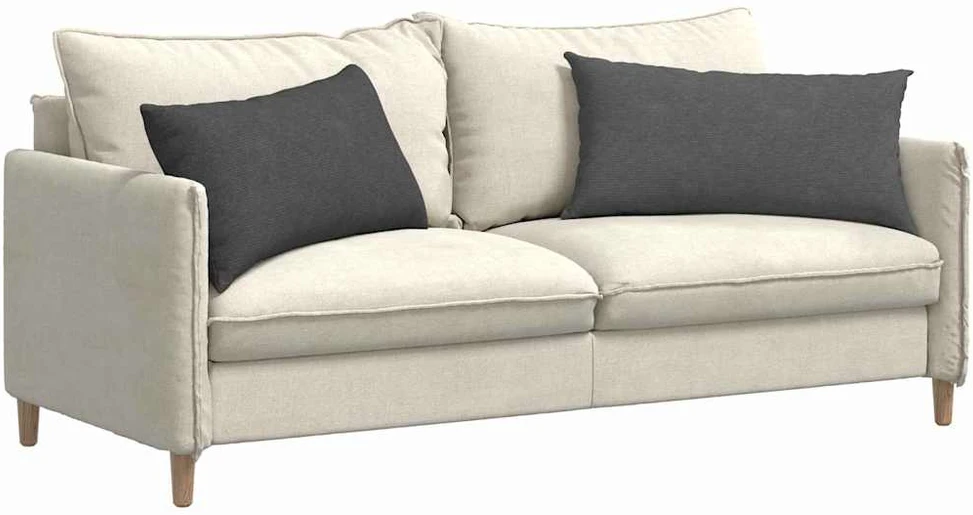 Sofa Pagalvės 2 pcs Tamsiai pilka 80 x 40 cm Kordūrinis audinys