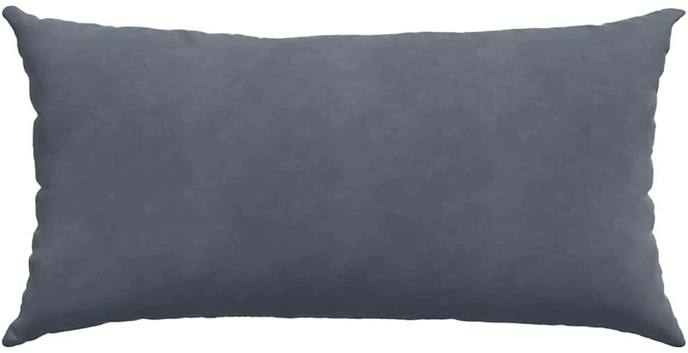 Sofa Pagalvės 2 pcs Tamsiai pilka 80 x 40 cm Kordūrinis audinys