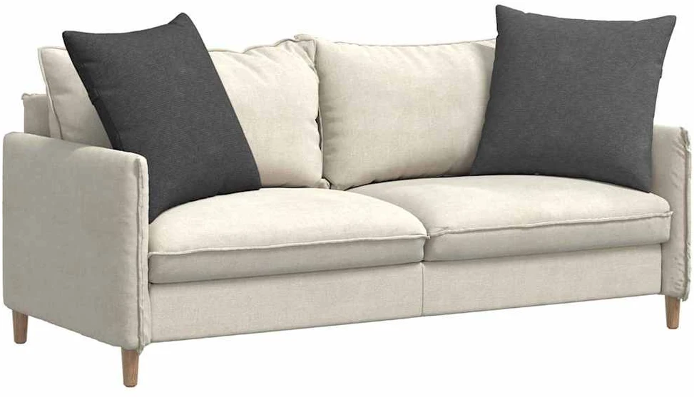 Sofa Pagalvės 2 pcs Tamsiai pilka 80 x 80 cm Kordūrinis audinys